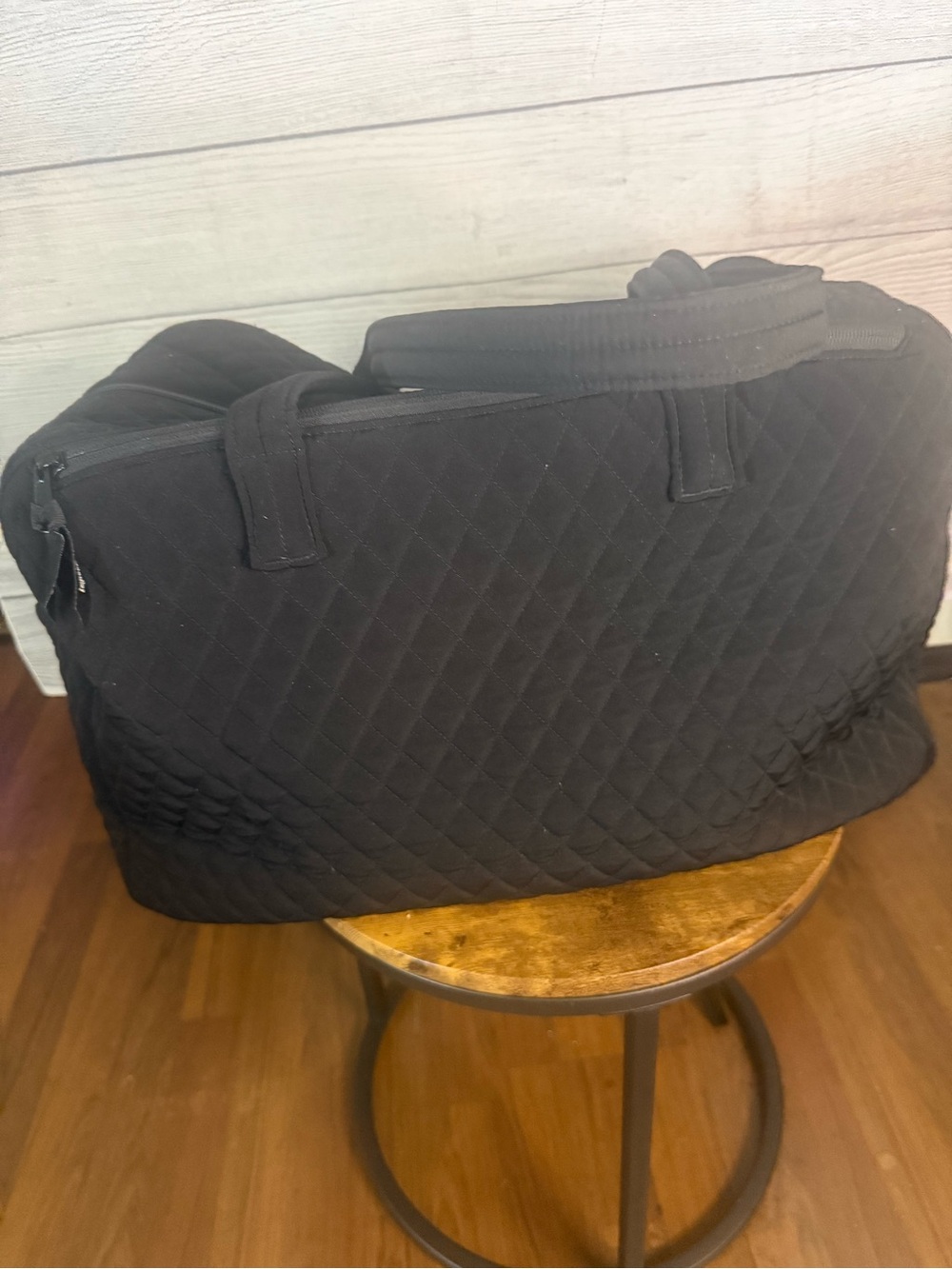 Vera Bradley Black Quilted Travel Weekender